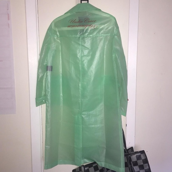 Undercover mint green sheer rain jacket - Picture 1 of 3